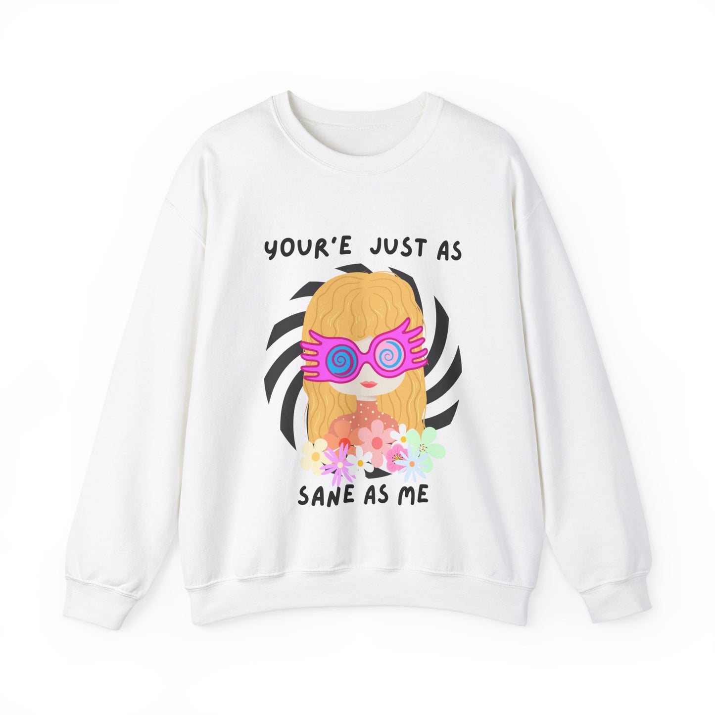 Just as Sane Unisex Heavy Blend™ Crewneck Sweatshirt