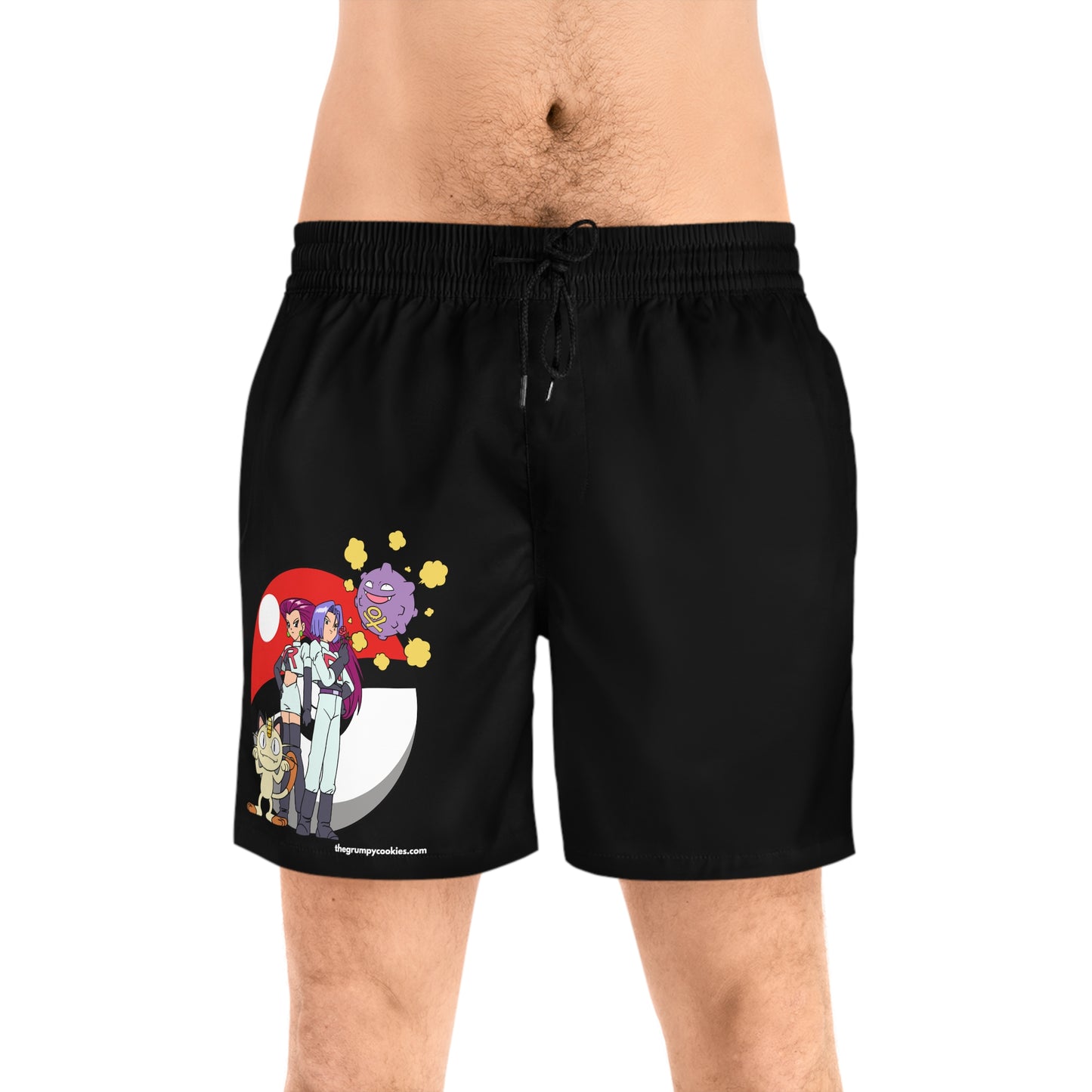 Team Rocket Strikes Again Mid-Length Swim Shorts