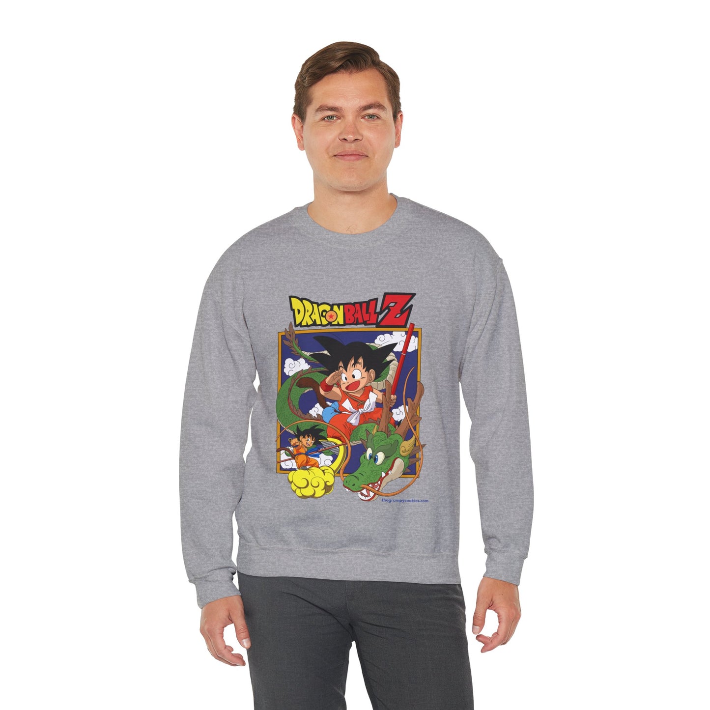 Old School DBZ Unisex Heavy Blend™ Crewneck Sweatshirt