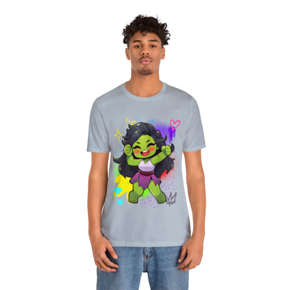 She Hulk Jersey Short Sleeve Tee