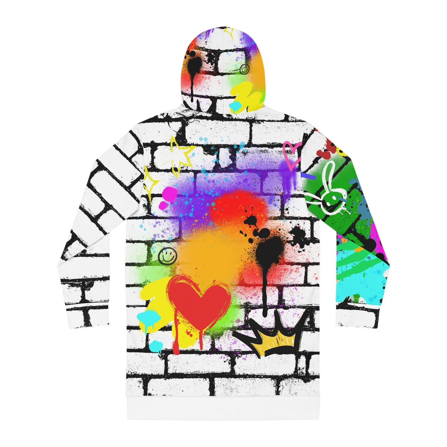 Graffiti Women's Hoodie Dress