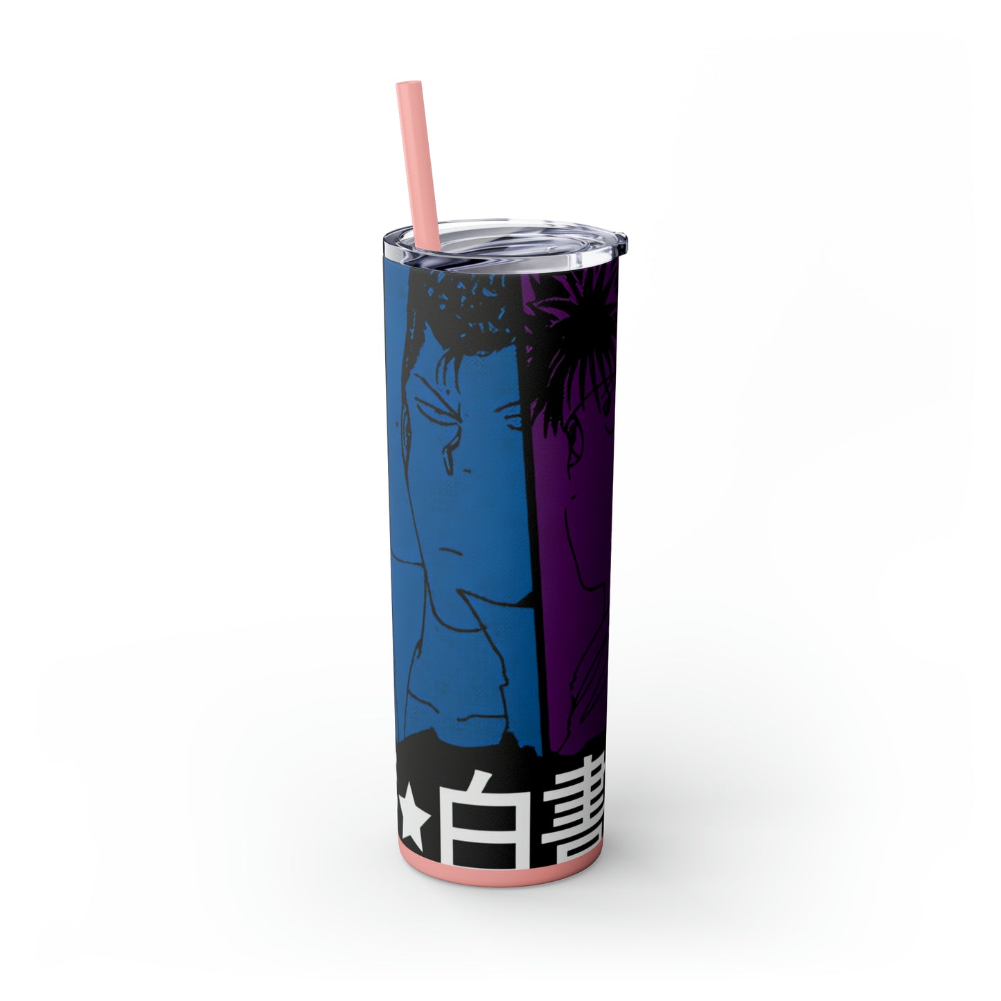 Yu Yu Hakusho Skinny Tumbler with Straw, 20oz