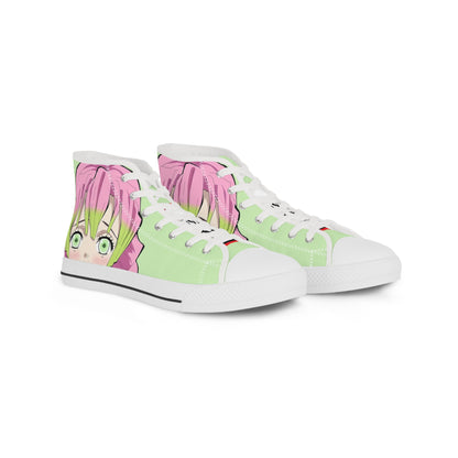 Adorable Mitsuri Men's Light Green High Top Sneakers