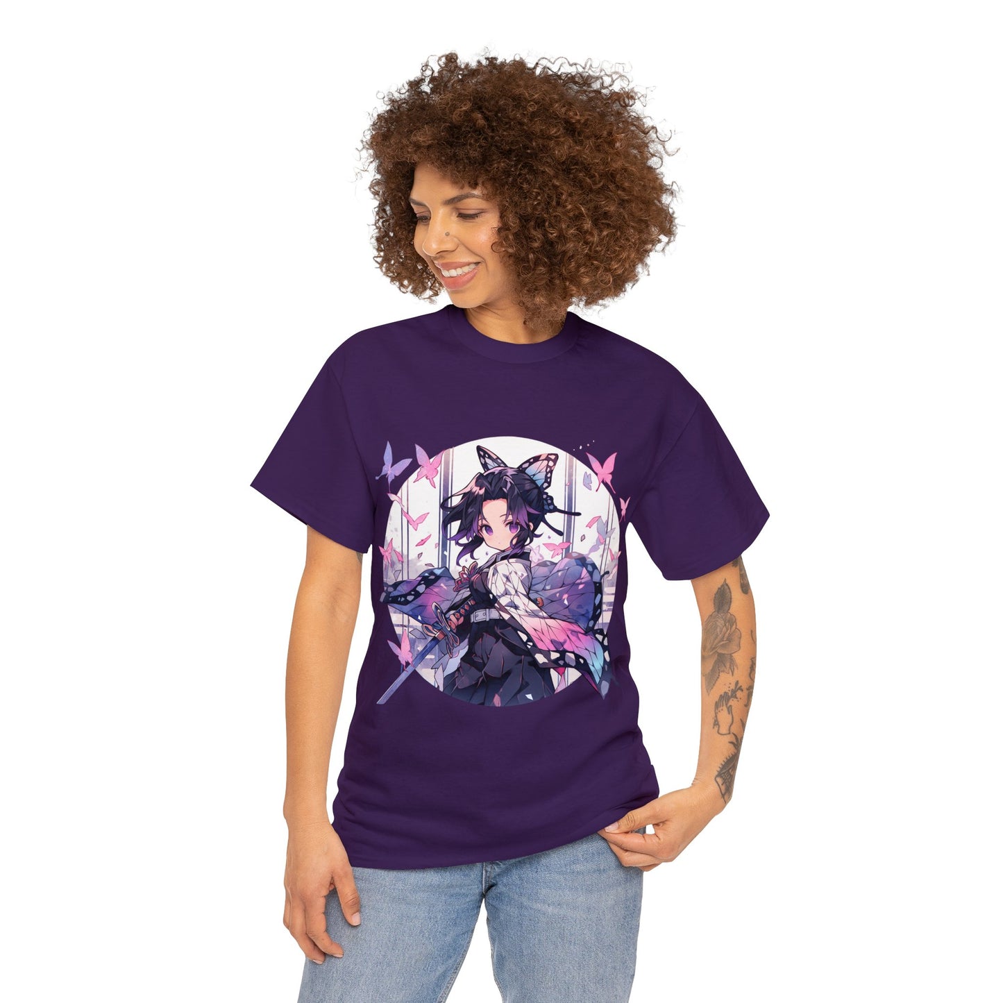 Stained Glass Shinobu Kocho Series Unisex Heavy Cotton Tee