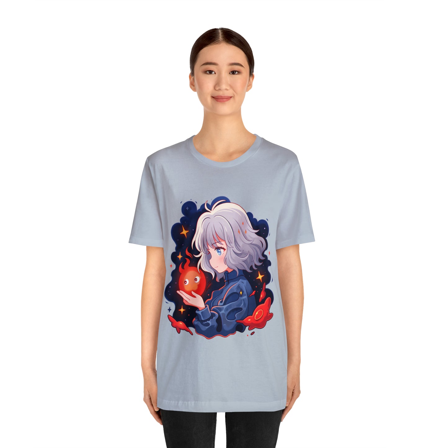 Howl's Moving Castle Jersey Short Sleeve Tee