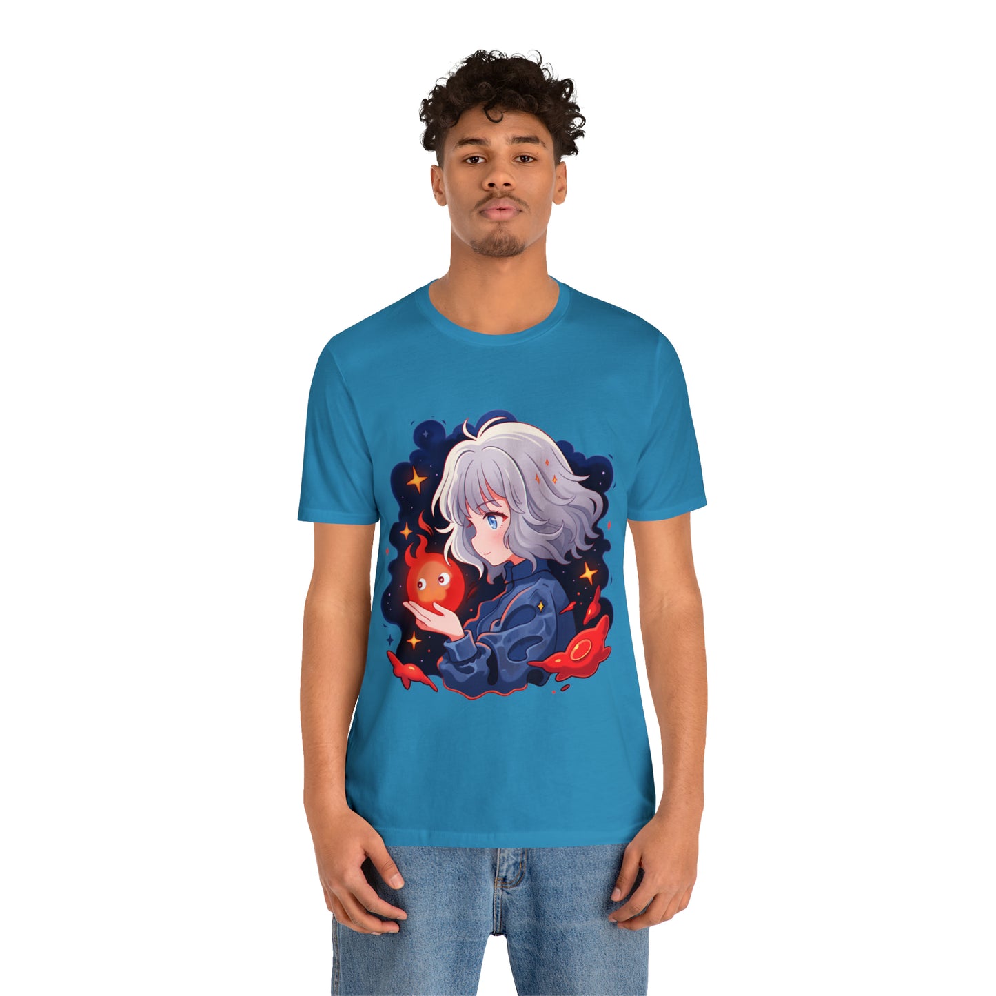 Howl's Moving Castle Jersey Short Sleeve Tee