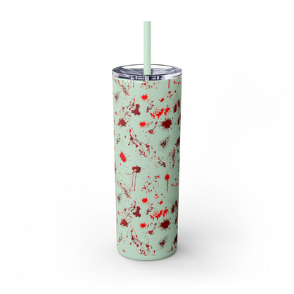 One Piece - Zoro Nothing Happened Skinny Tumbler with Straw, 20oz