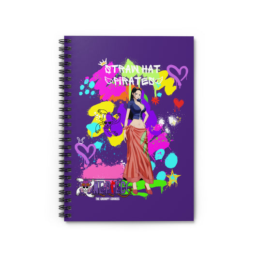 One Piece - Graffiti Robin Ruled Notebook