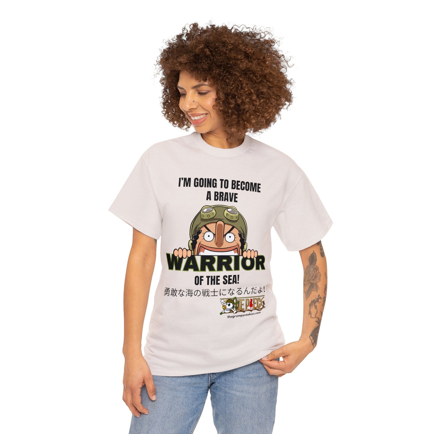 Brave Warrior of the Sea Unisex Heavy Cotton Tee