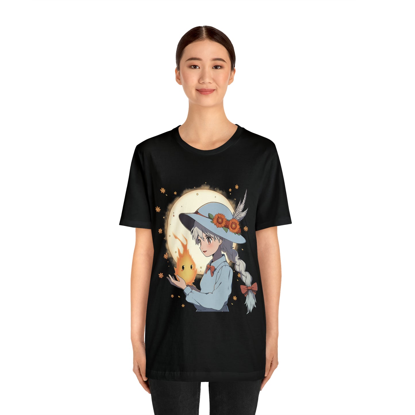 Howl's Moving Castle Jersey Short Sleeve Tee