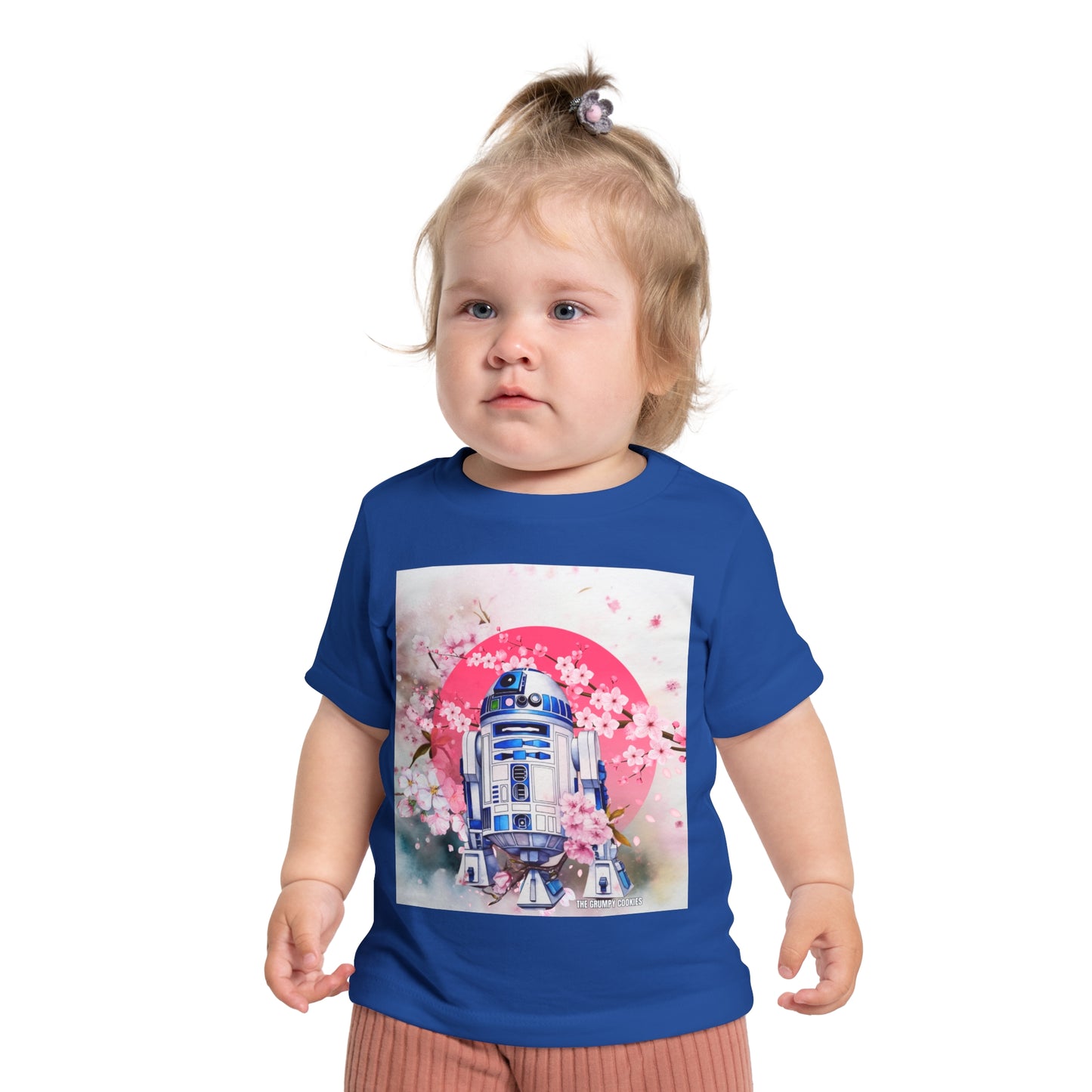 Star Wars - Cherry Blossom R2D2 Baby Short Sleeve T-Shirt