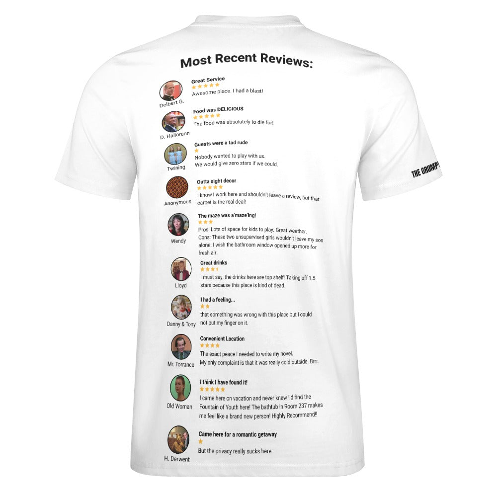 The Shining - The Overlook Hotel Review Men's Cotton T-shirt