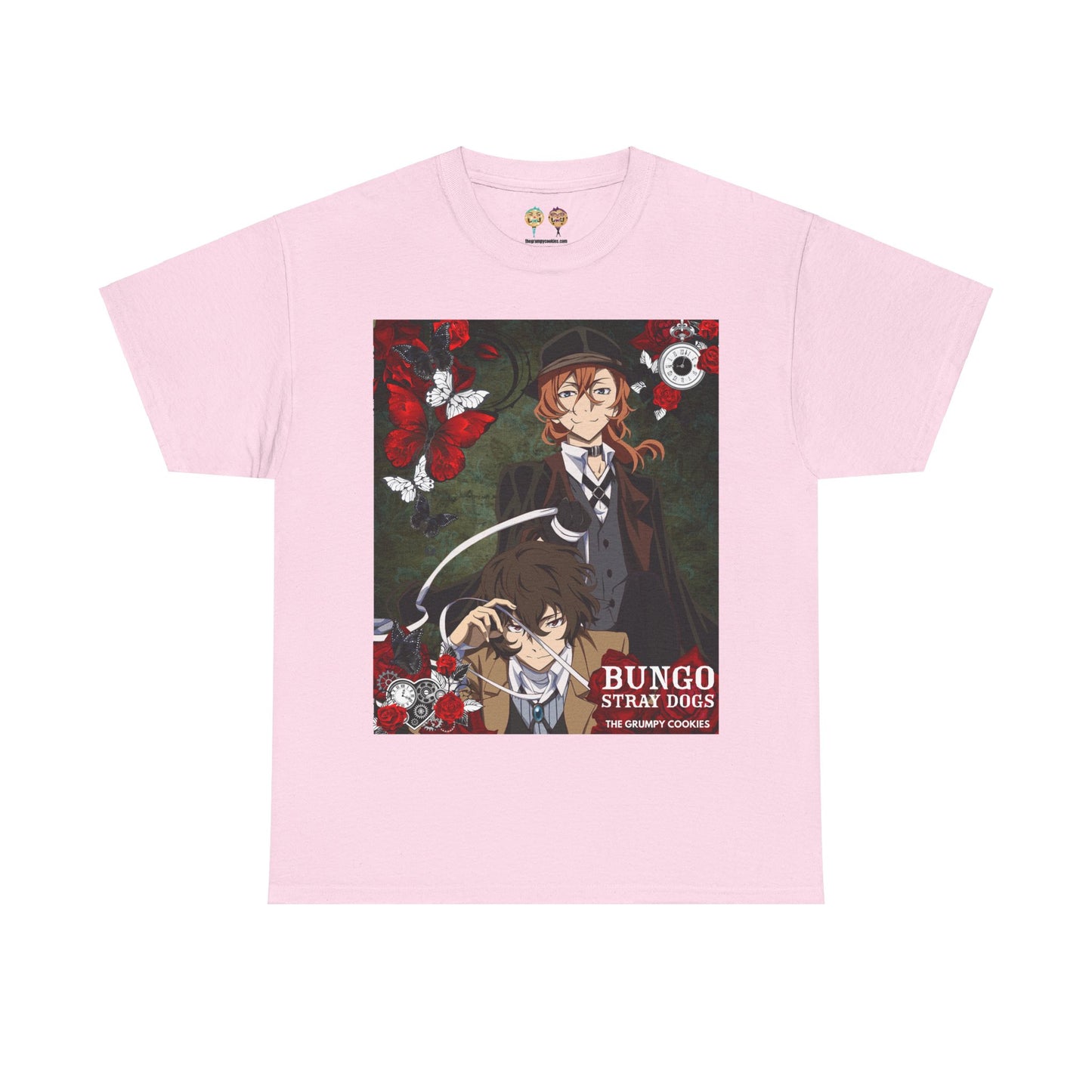 Bungo Stray Dogs- Twin Dark  Unisex Heavy Cotton Tee