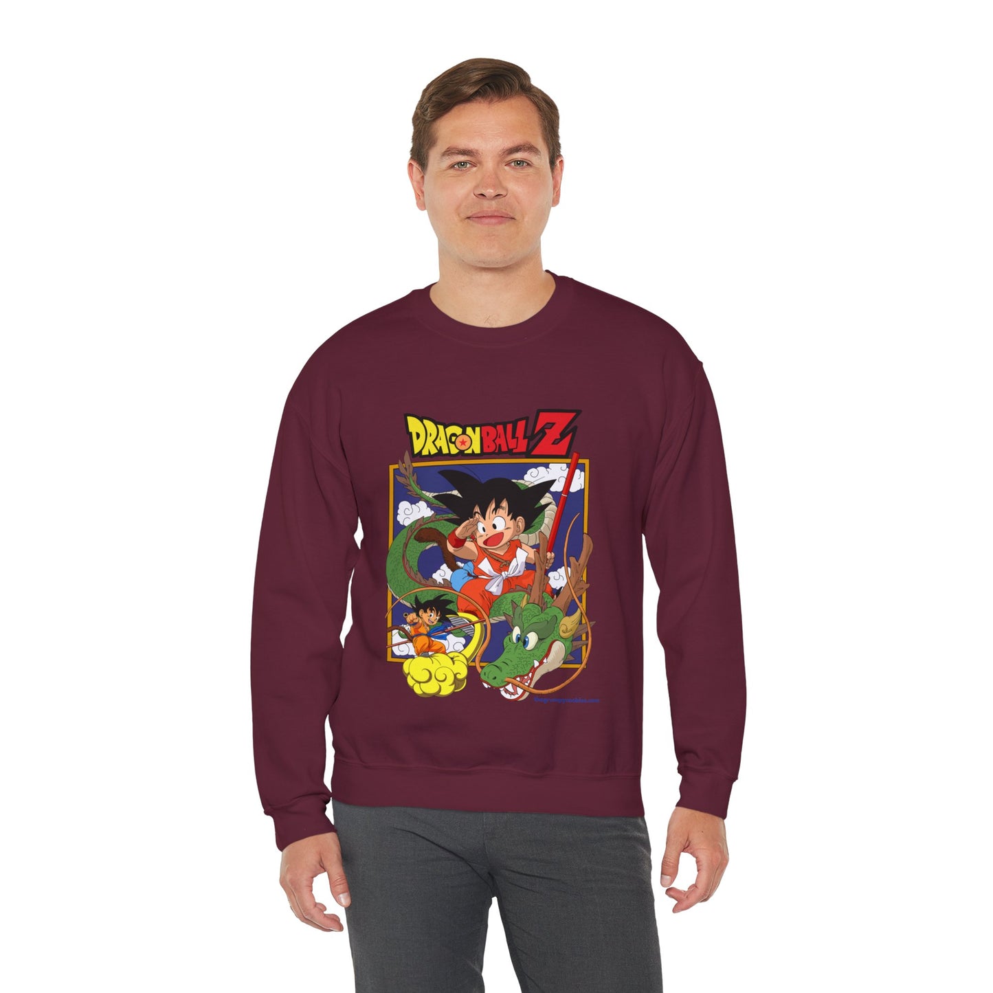 Old School DBZ Unisex Heavy Blend™ Crewneck Sweatshirt