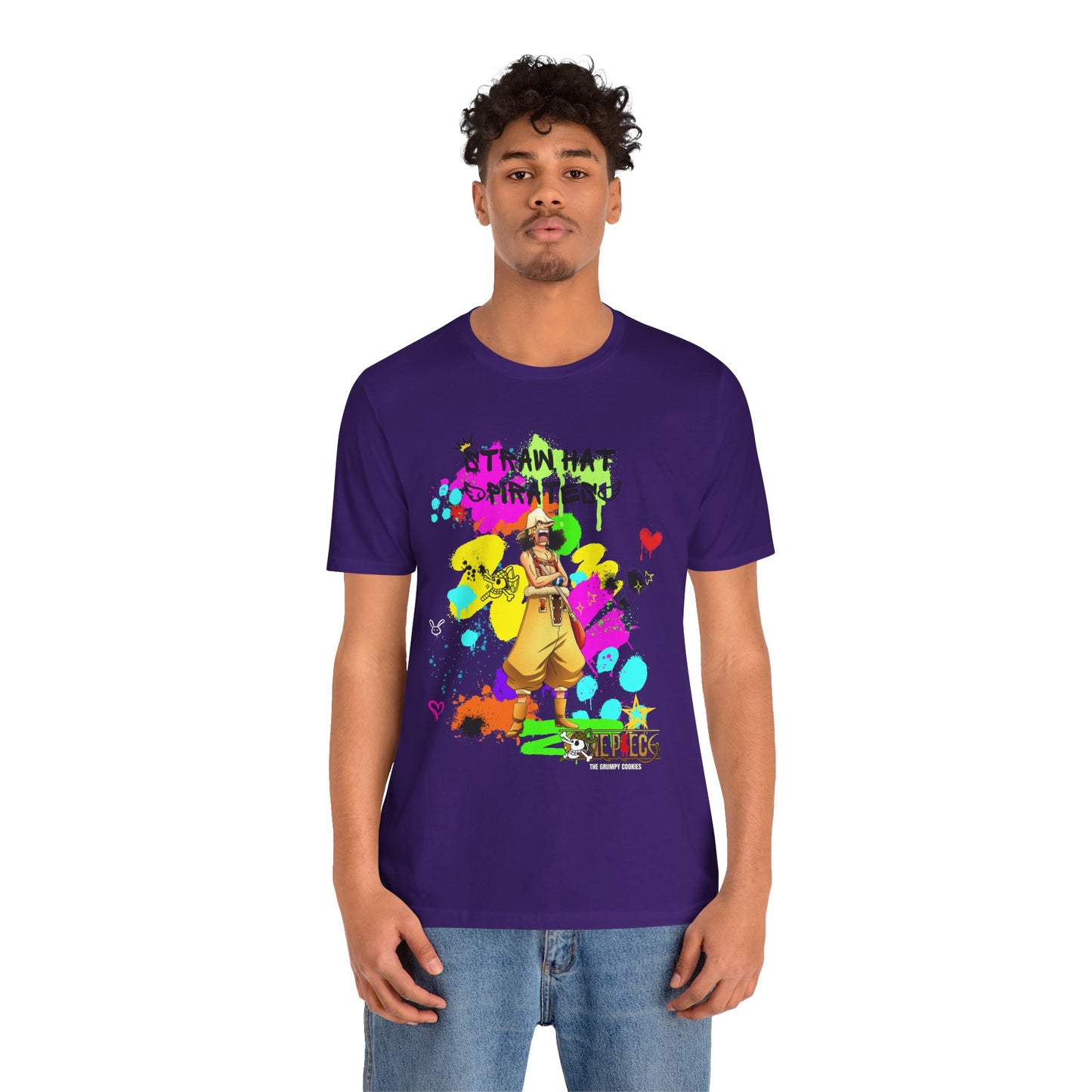 One Piece - Graffiti Usopp  Unisex Jersey Short Sleeve Tee