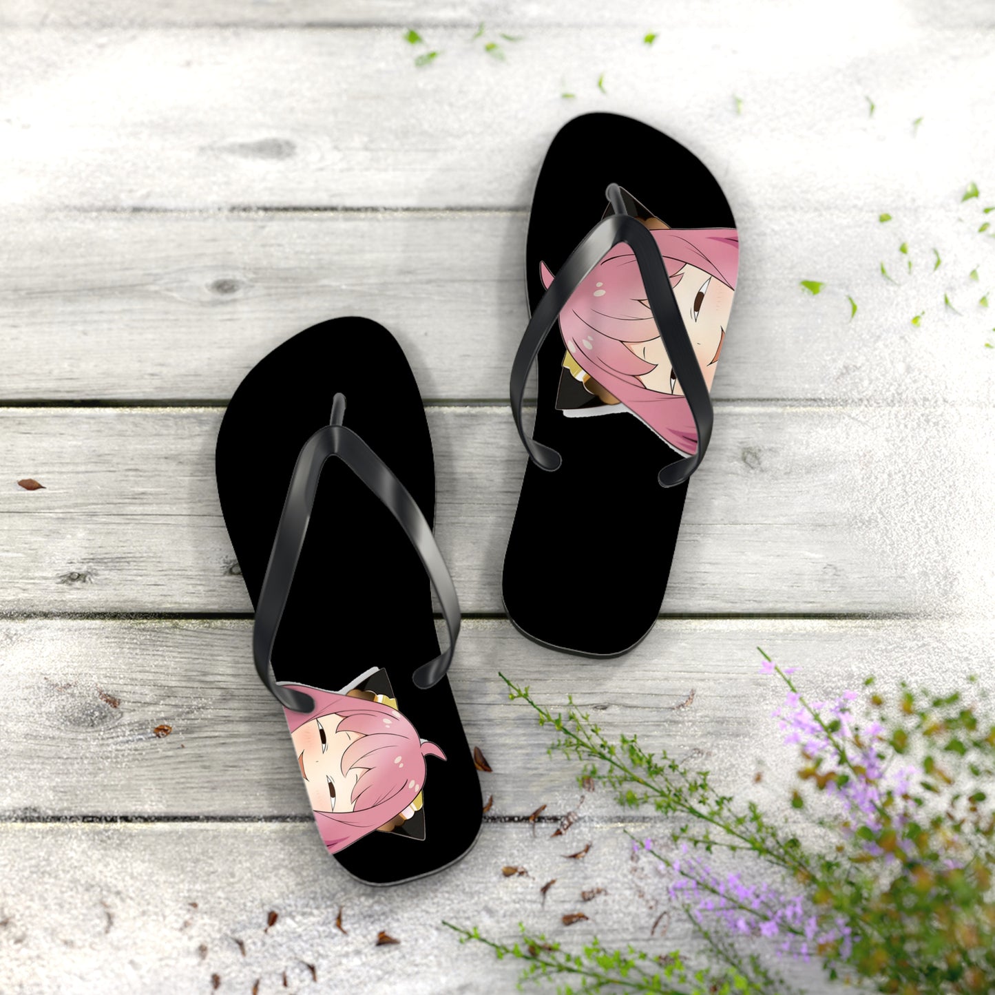 Up to Something Anya Forger Unisex Flip Flops