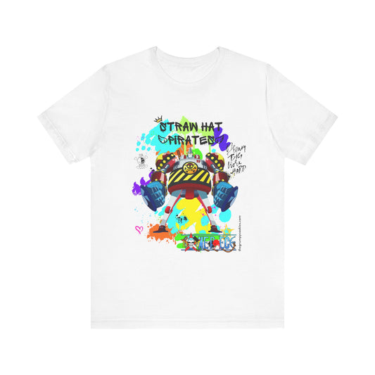 One Piece - Graffiti General Franky Unisex Jersey Short Sleeve Tee