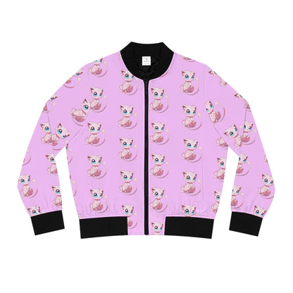 Mew Mew Women's Bomber Jacket (AOP)