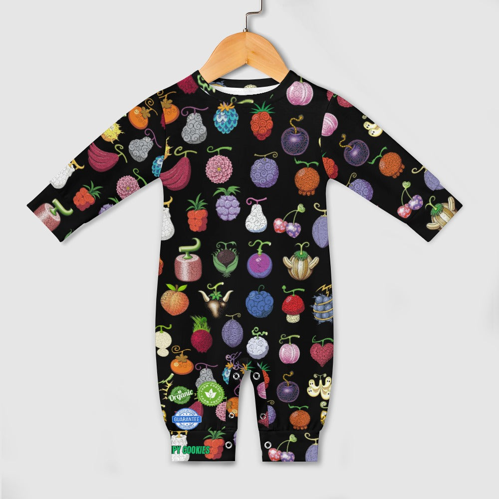 One Piece - Organic Devil Fruit Baby Romper
