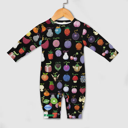 One Piece - Organic Devil Fruit Baby Romper