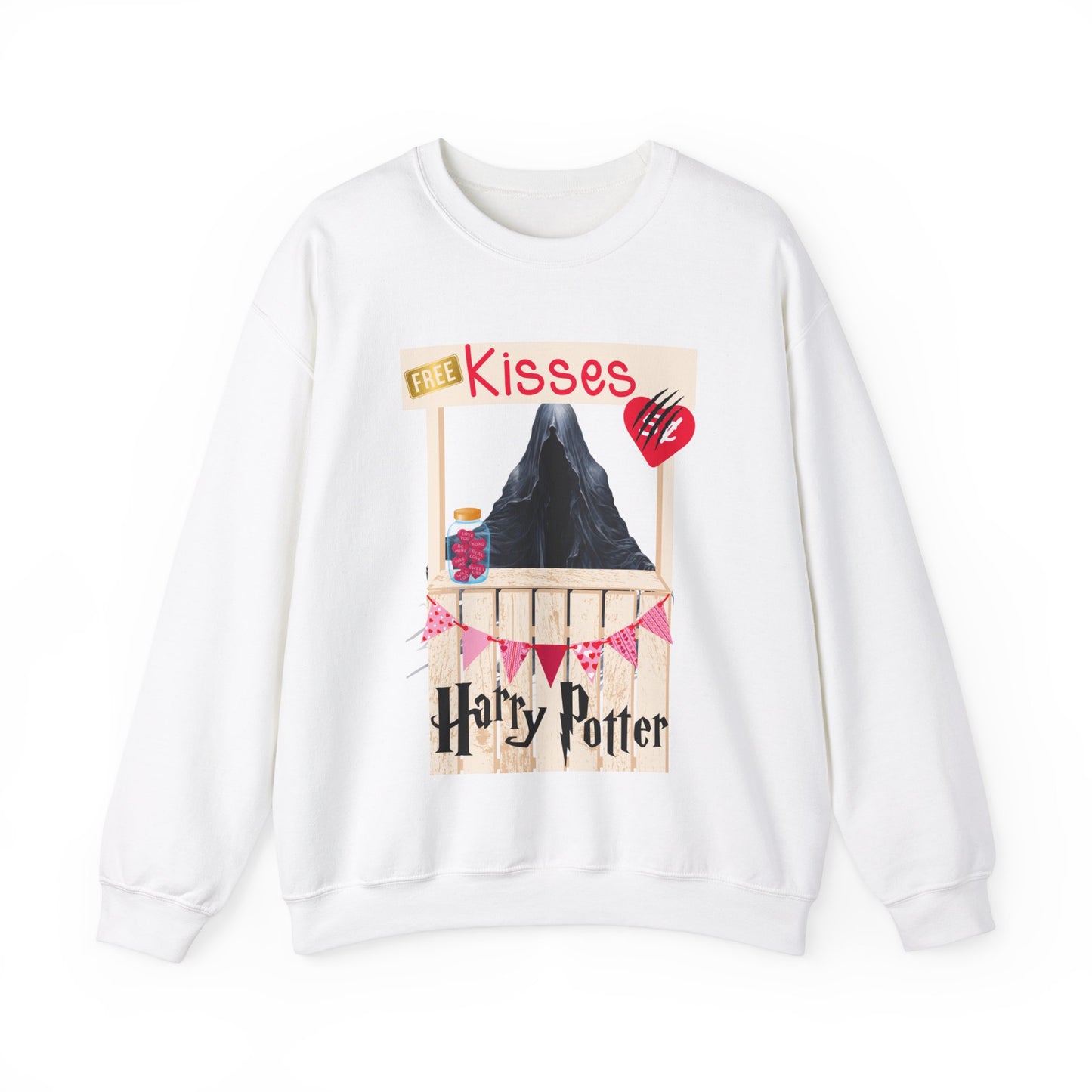 Free Kisses Unisex Heavy Blend™ Crewneck Sweatshirt