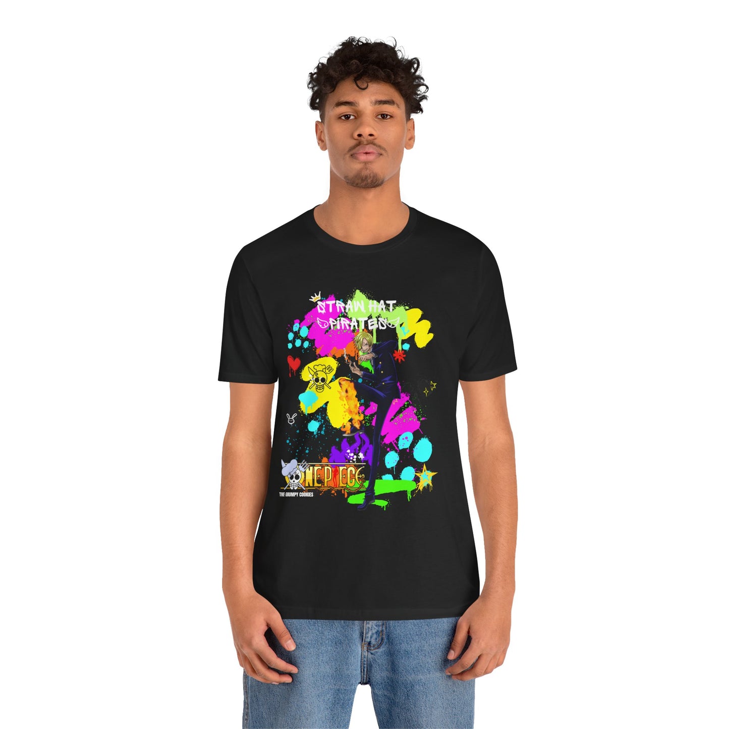 One Piece - Graffiti Sanji Unisex Jersey Short Sleeve Tee
