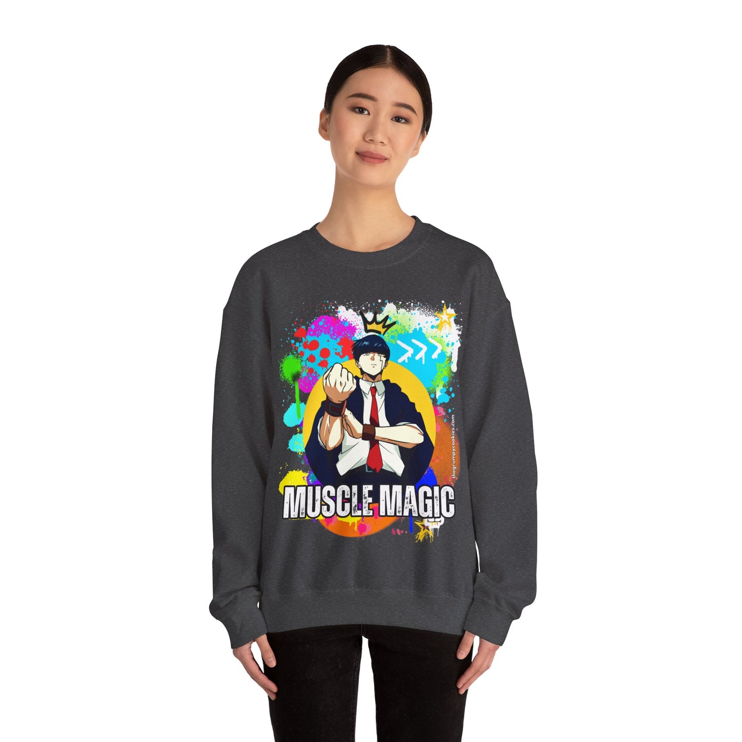 Graffiti Mash Unisex Heavy Blend™ Crewneck Sweatshirt