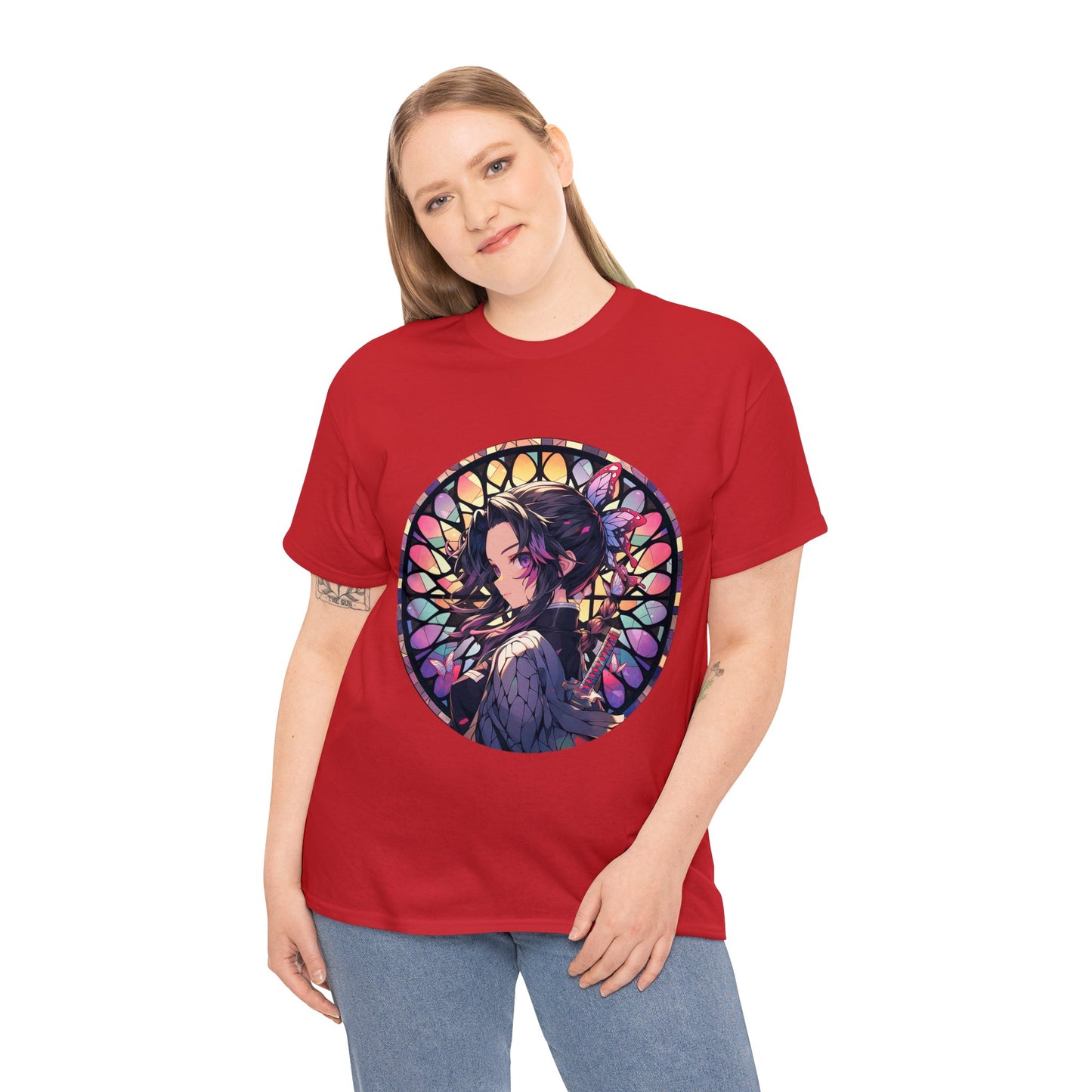 Stained Glass Shinobu Kocho Series Unisex Heavy Cotton Tee