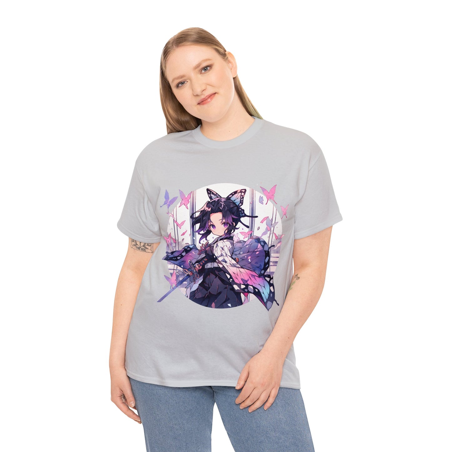 Stained Glass Shinobu Kocho Series Unisex Heavy Cotton Tee