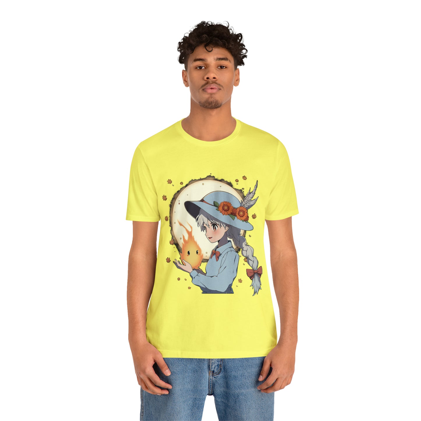 Howl's Moving Castle Jersey Short Sleeve Tee