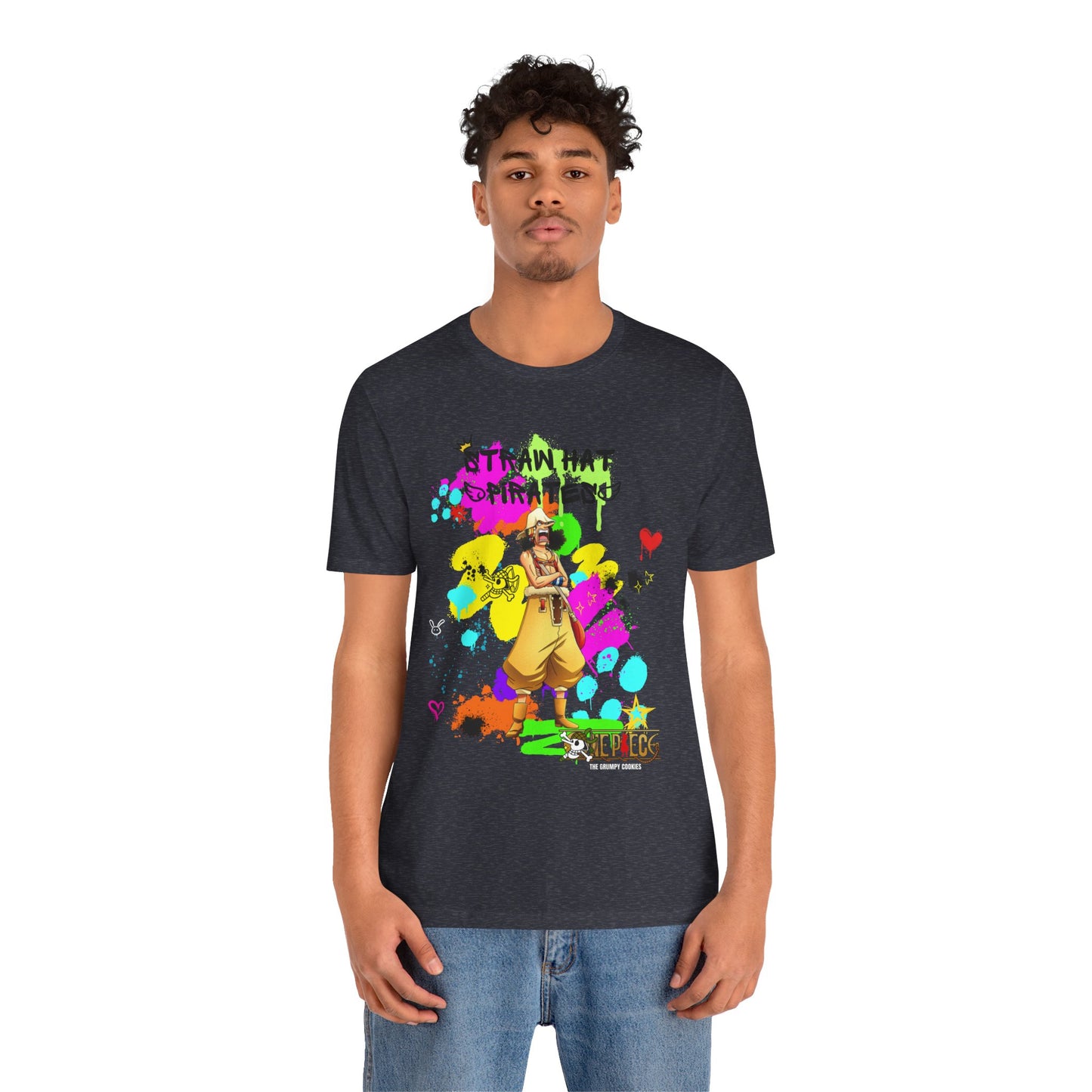 One Piece - Graffiti Usopp  Unisex Jersey Short Sleeve Tee