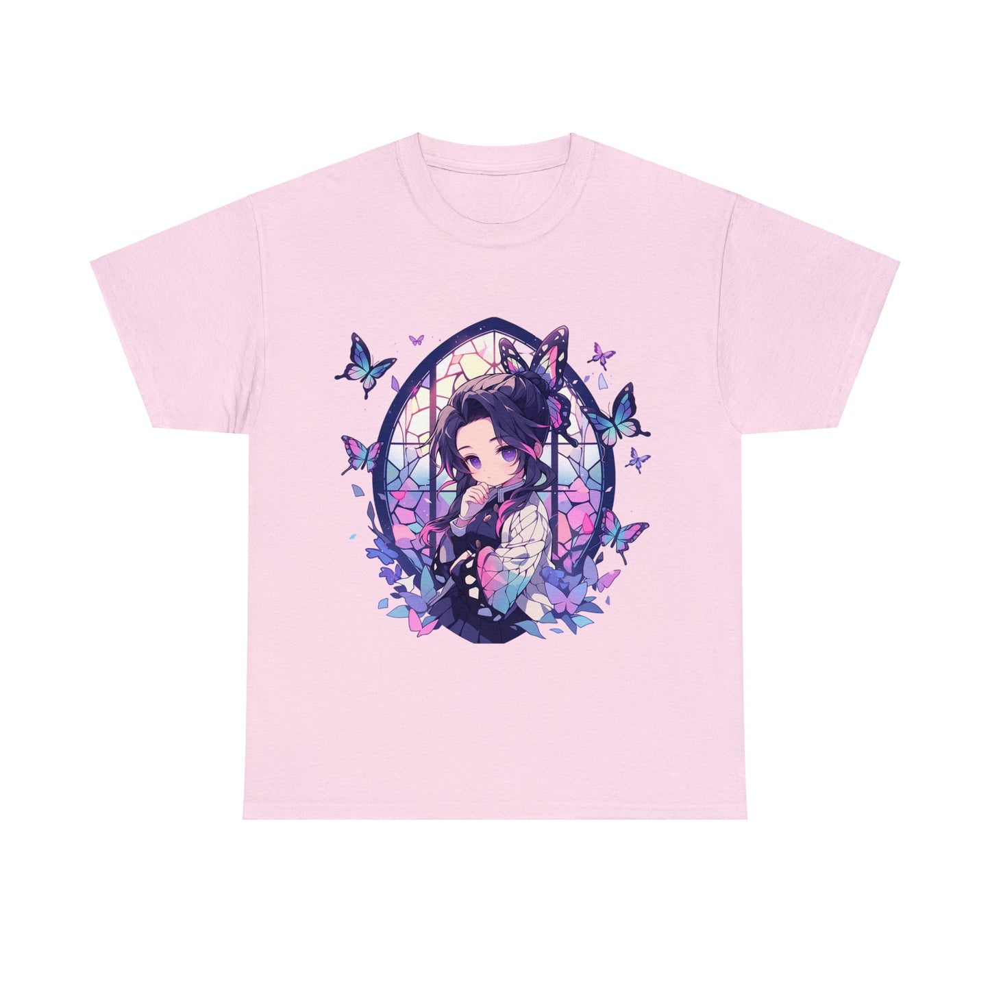 Stained Glass Shinobu Kocho Series Unisex Heavy Cotton Tee