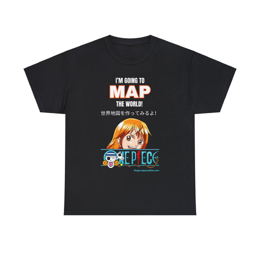 Map the World II Unisex Heavy Cotton Tee