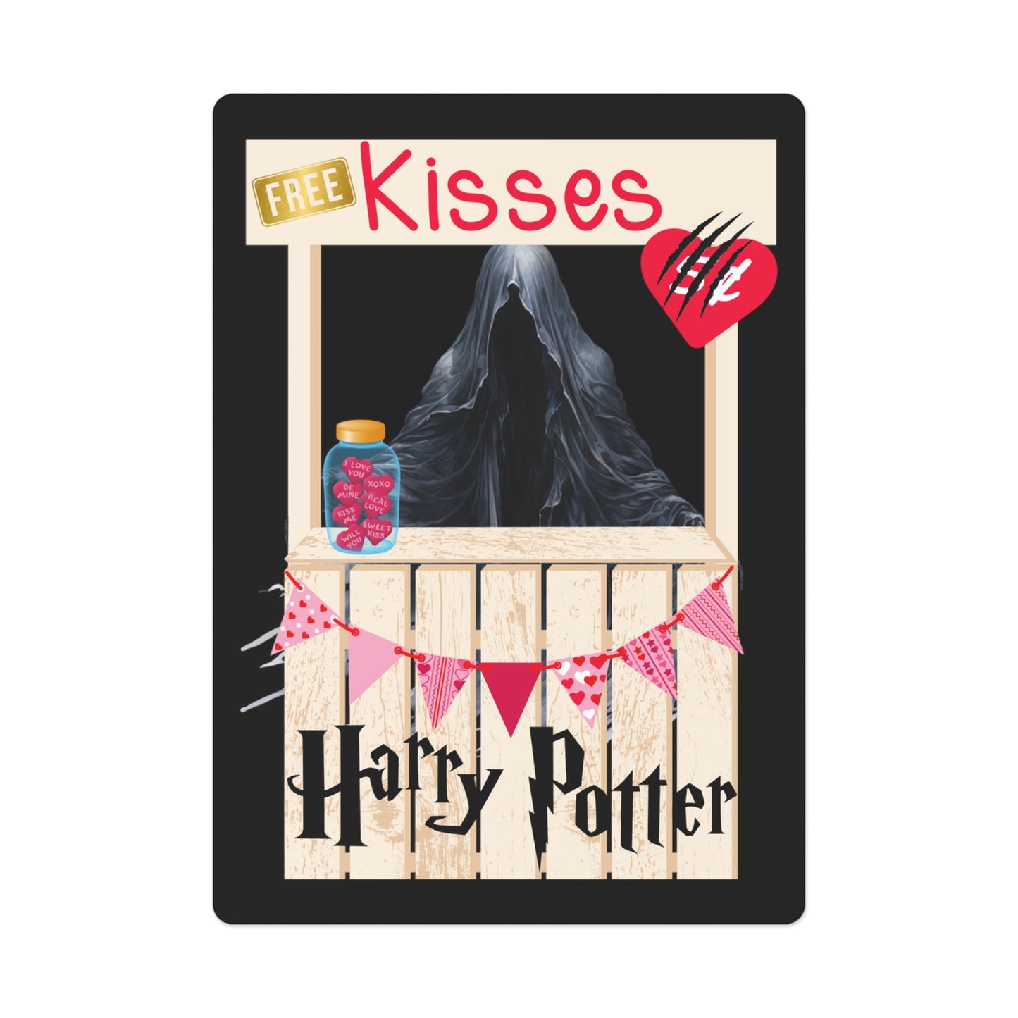 Free Kisses Poker Cards