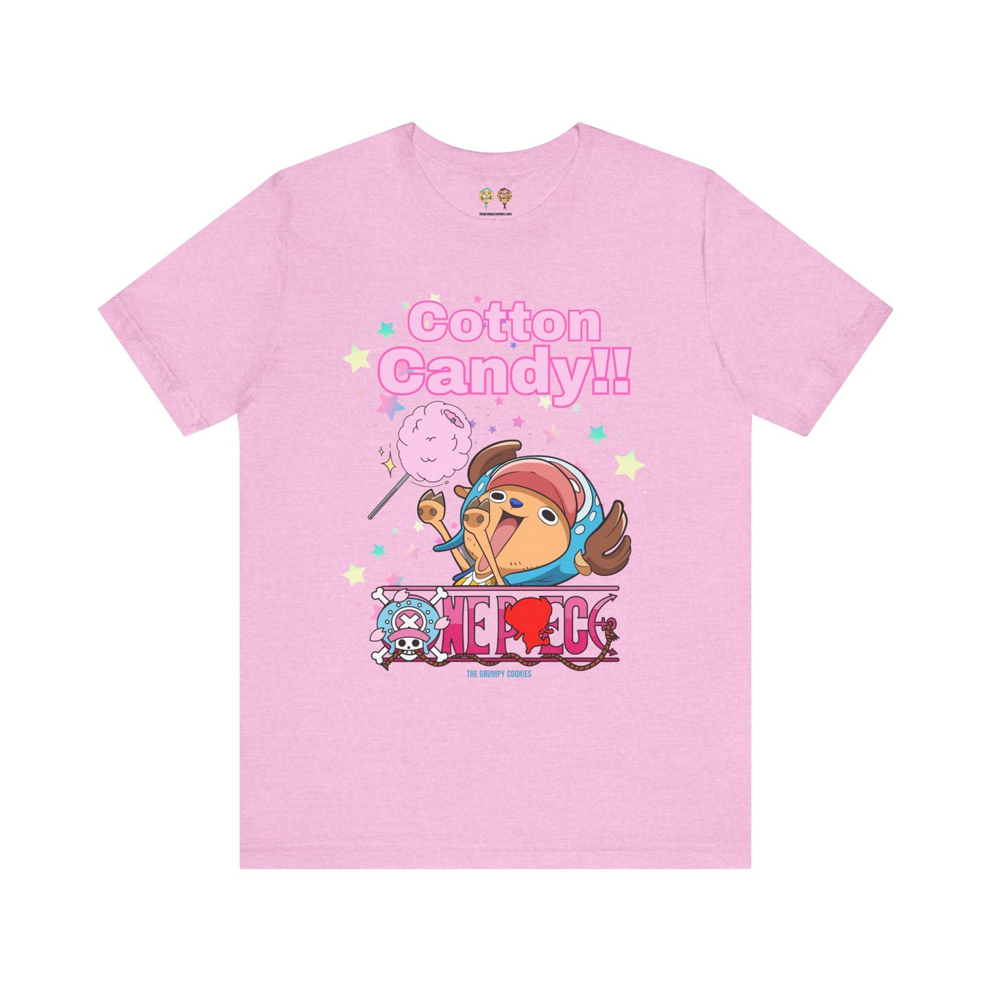 One Piece - Chopper Loves Cotton Candy Unisex Jersey Short Sleeve Tee