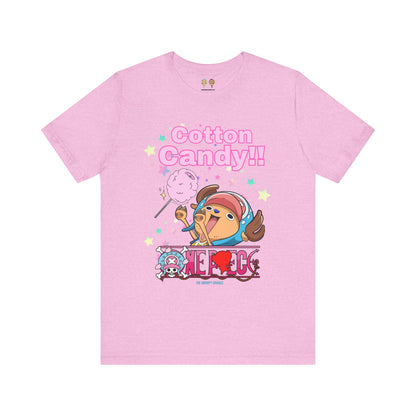 One Piece - Chopper Loves Cotton Candy Unisex Jersey Short Sleeve Tee