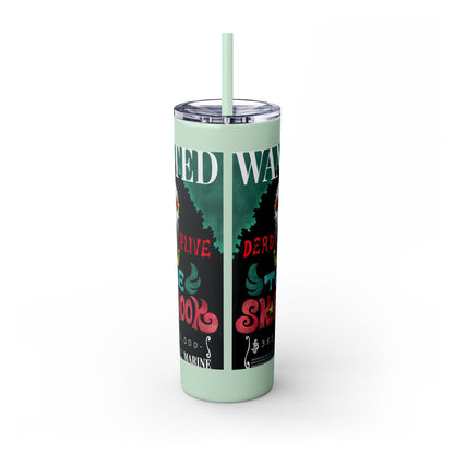 One Piece - Brook Wanted Poster Tumbler with Straw, 20oz