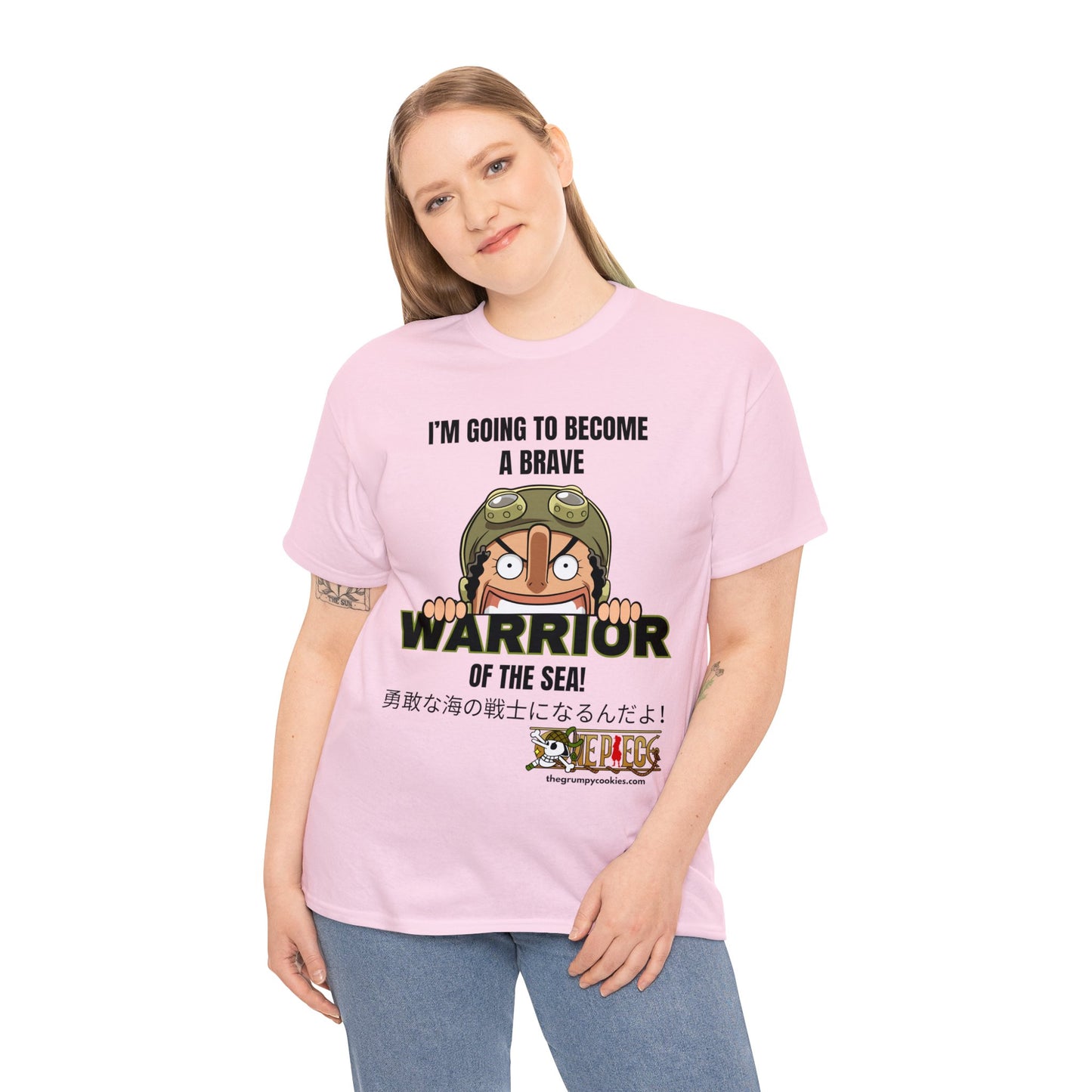 Brave Warrior of the Sea Unisex Heavy Cotton Tee