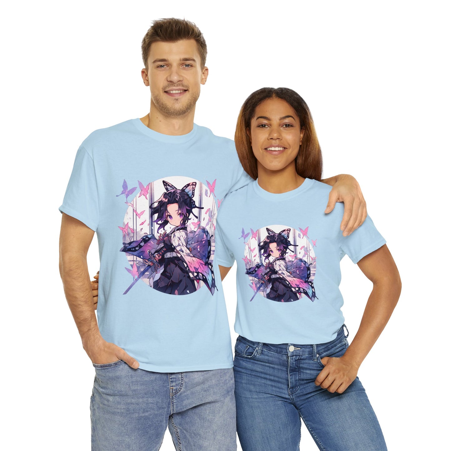 Stained Glass Shinobu Kocho Series Unisex Heavy Cotton Tee