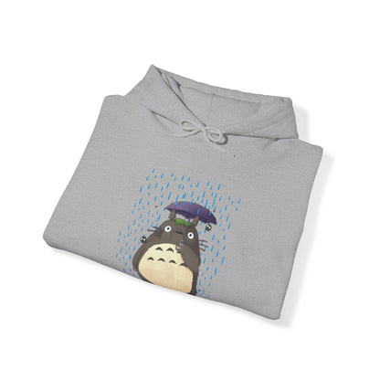 Totoro in the Rain Unisex Heavy Blend™ Hooded Sweatshirt