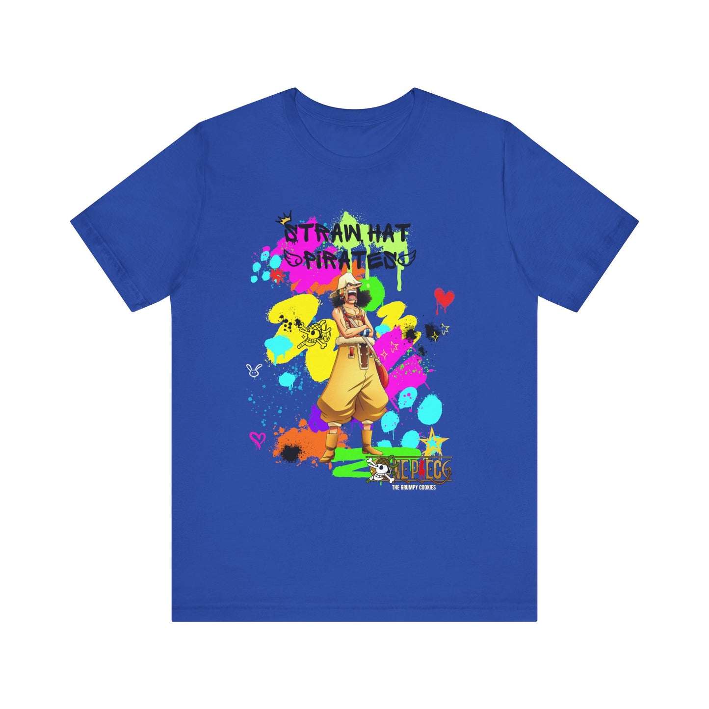 One Piece - Graffiti Usopp  Unisex Jersey Short Sleeve Tee