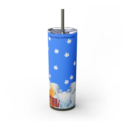 Happy As Can Be Skinny Tumbler with Straw, 20oz