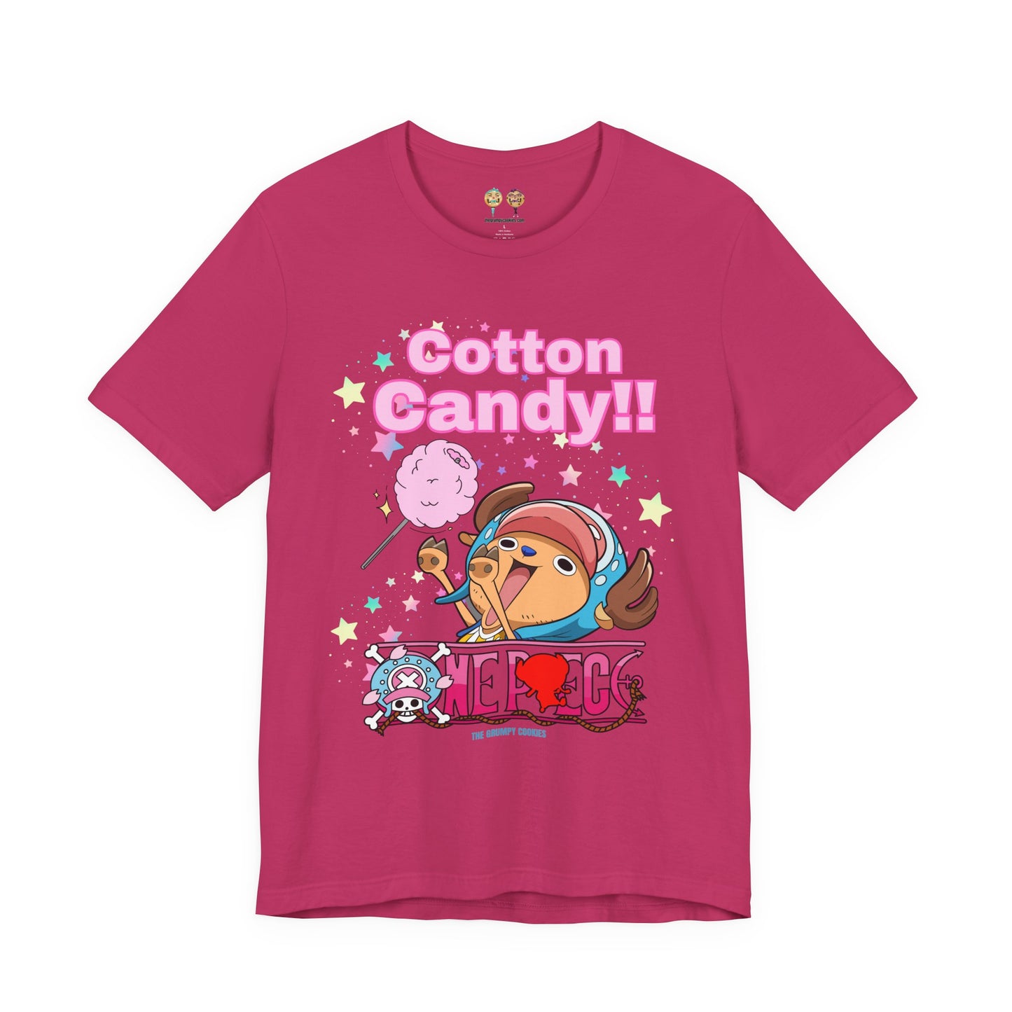 One Piece - Chopper Loves Cotton Candy Unisex Jersey Short Sleeve Tee