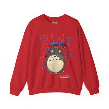 Totoro in the Rain Unisex Heavy Blend™ Crewneck Sweatshirt