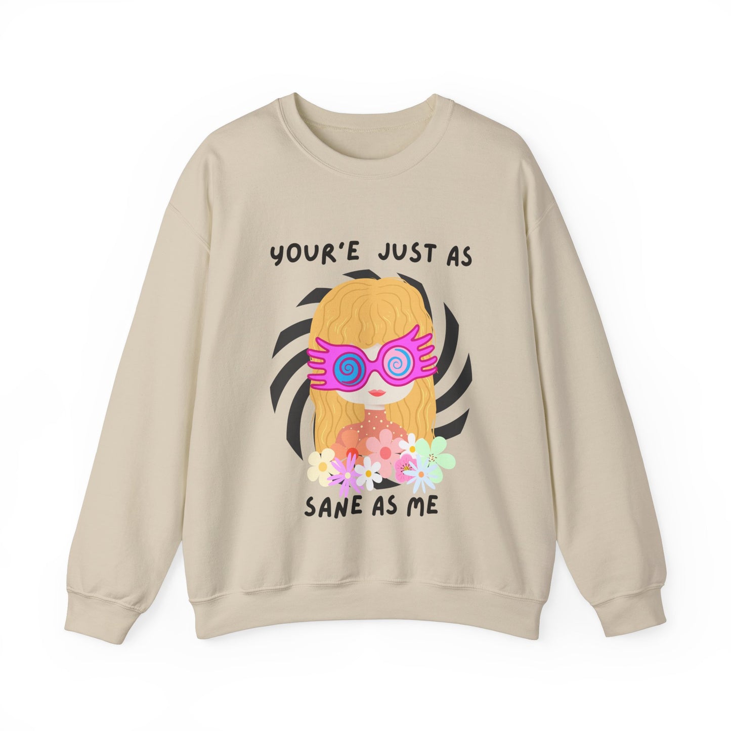 Just as Sane Unisex Heavy Blend™ Crewneck Sweatshirt