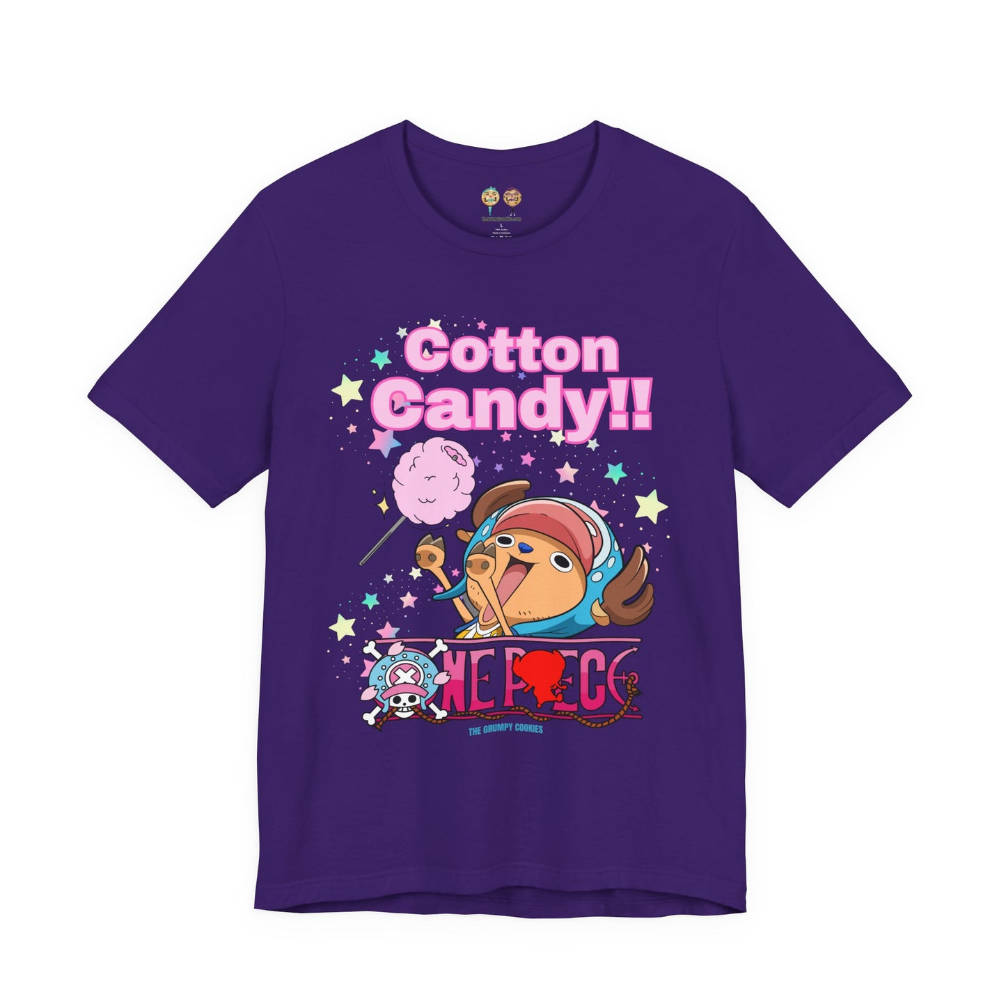 One Piece - Chopper Loves Cotton Candy Unisex Jersey Short Sleeve Tee