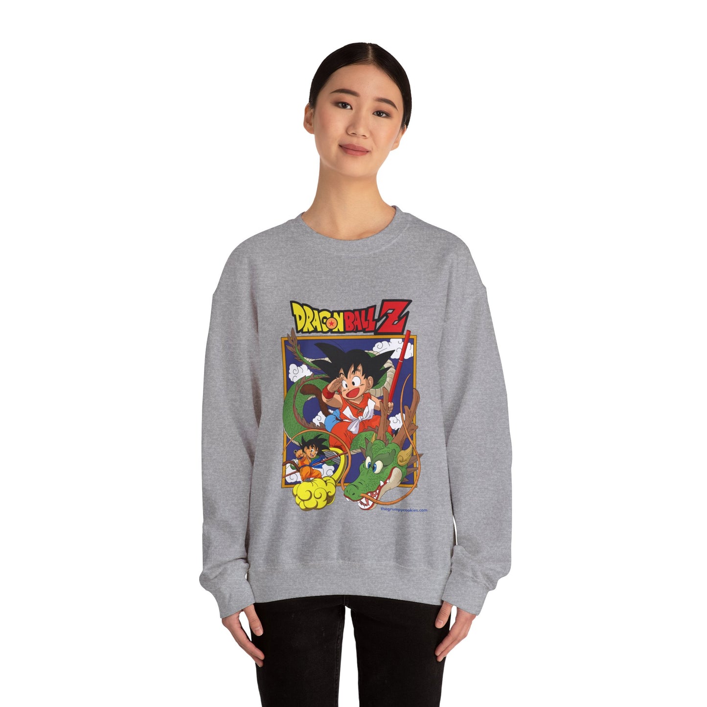 Old School DBZ Unisex Heavy Blend™ Crewneck Sweatshirt