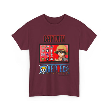 Captain Luffy Unisex Heavy Cotton Tee