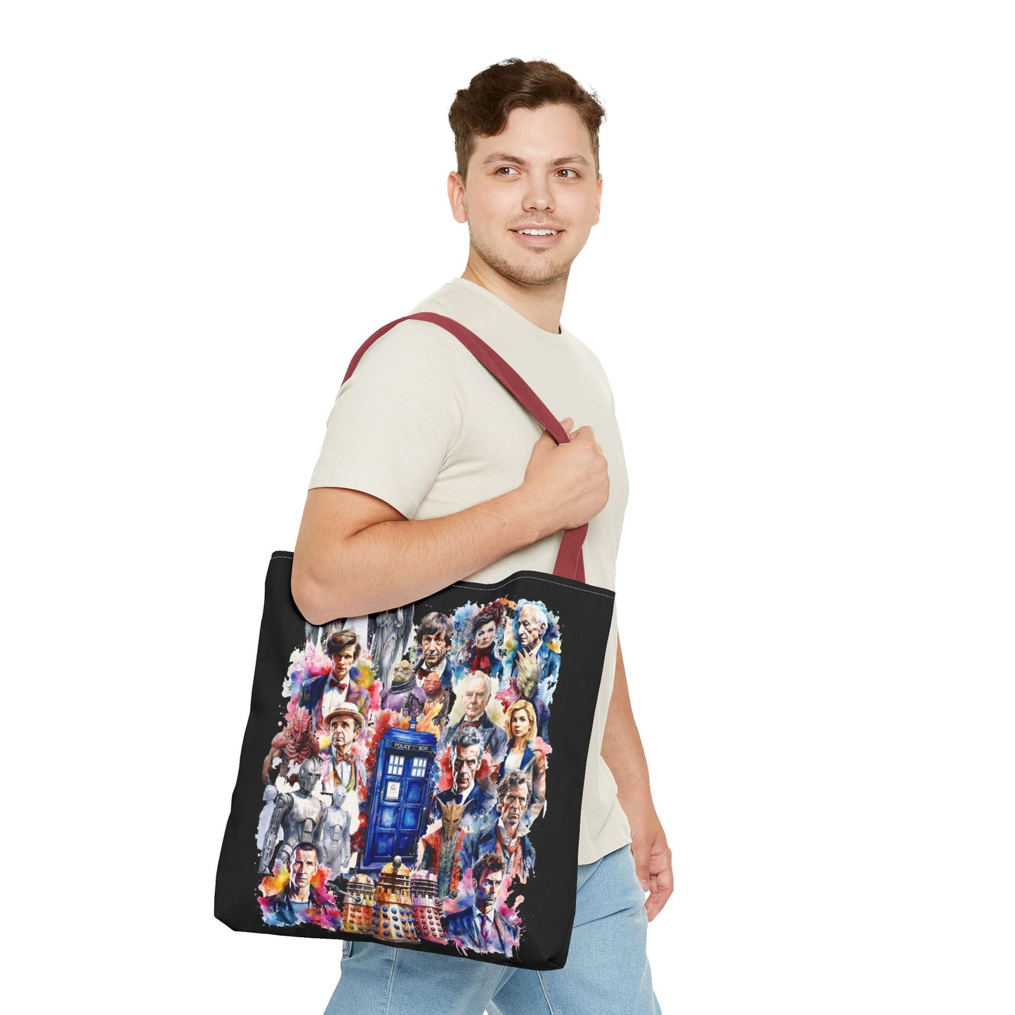 Dr Who - The Doctor and his Foes Tote Bag