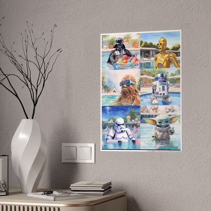 Star Wars  - Ultimate Pool Party Art Print